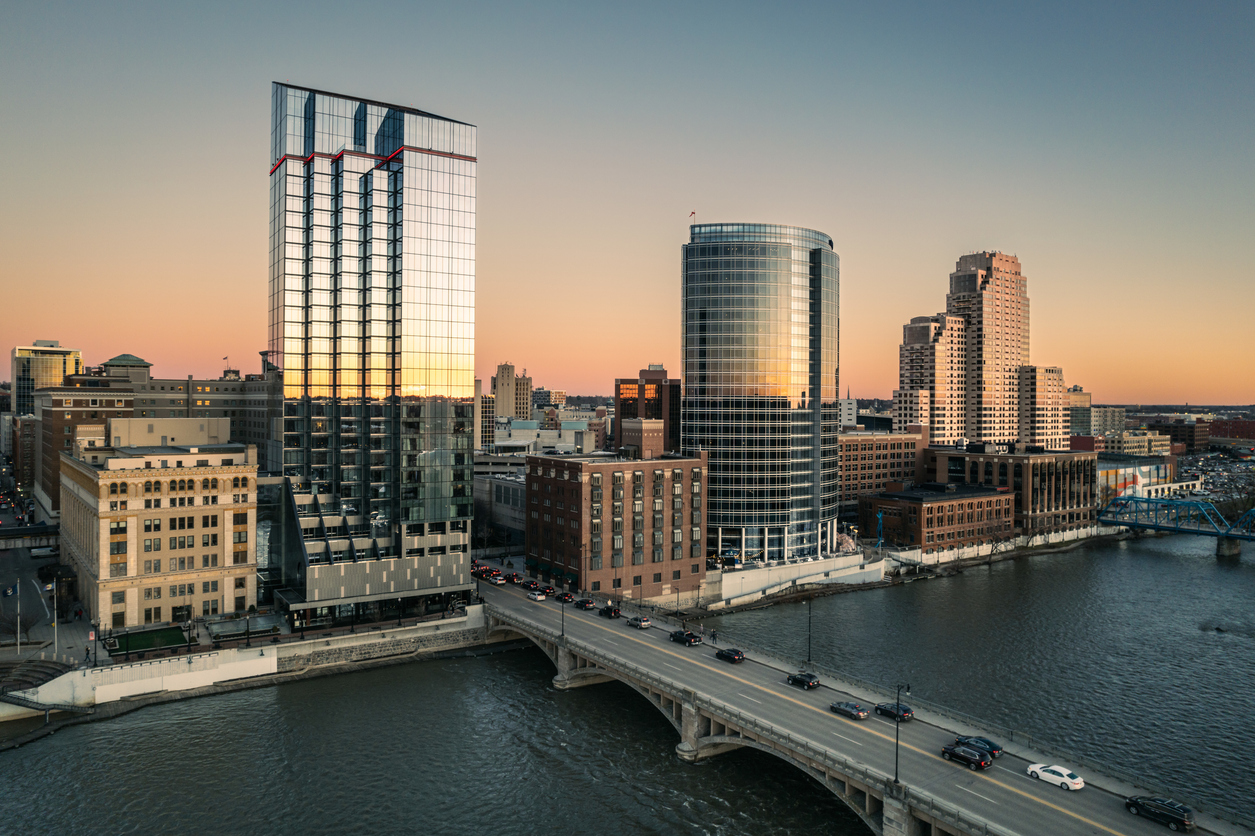 Panoramic Image of Grand Rapids, MI